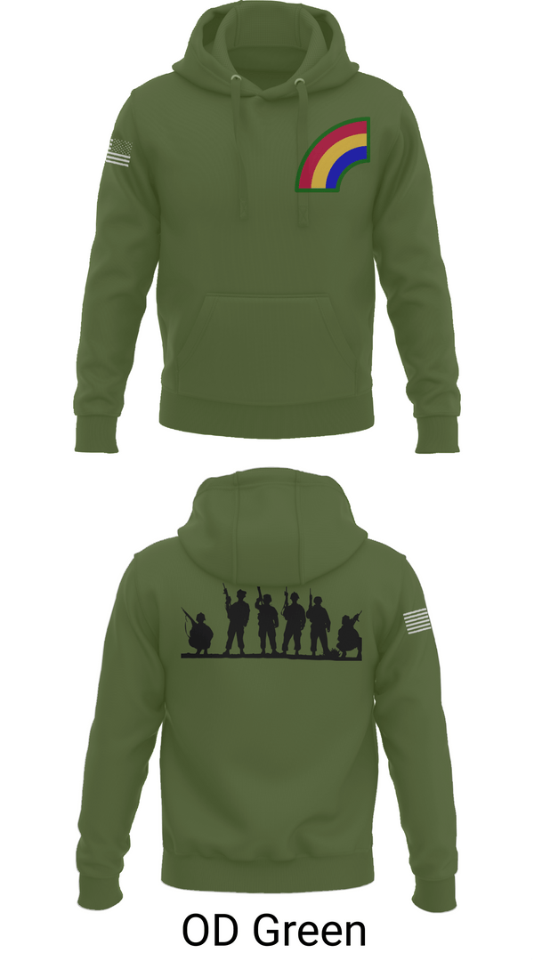 Hoodie, 42ND Infantry Division, Army, Teamtime, Team time, sublimation, custom sports apparel, team uniforms, spirit wear, spiritwear, sports uniforms, custom shirts, team store, custom team store, fundraiser sports, apparel fundraiser