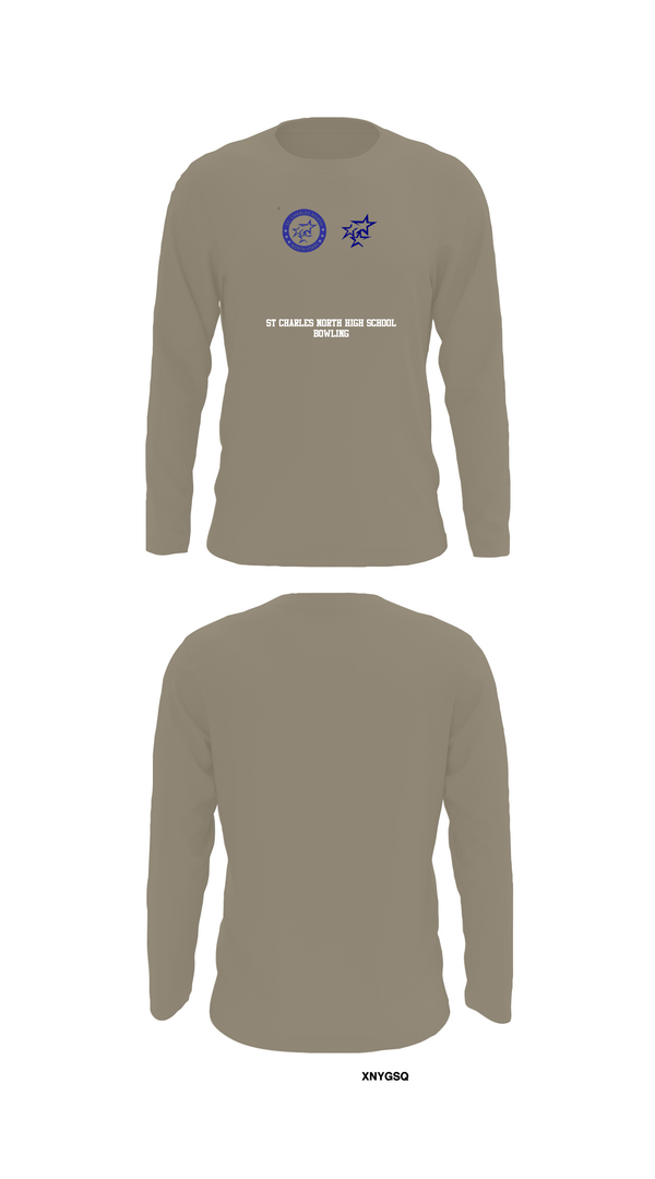 Long Sleeve Performance Shirt, St Charles North High School Bowling, Bowling, Teamtime, Team time, sublimation, custom sports apparel, team uniforms, spirit wear, spiritwear, sports uniforms, custom shirts, team store, custom team store, fundraiser sports, apparel fundraiser