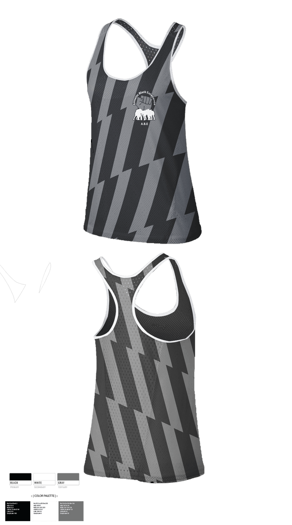 Tank Top, Athletic Black Excellence, Track & Field, Teamtime, Team time, sublimation, custom sports apparel, team uniforms, spirit wear, spiritwear, sports uniforms, custom shirts, team store, custom team store, fundraiser sports, apparel fundraiser
