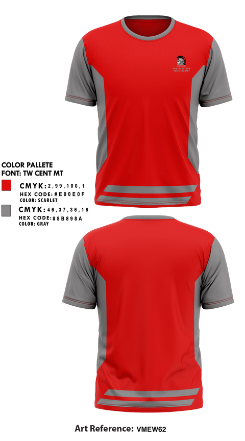 Short Sleeve Performance Shirt, Southeastern Senior High School Cross Country, Cross Country, Teamtime, Team time, sublimation, custom sports apparel, team uniforms, spirit wear, spiritwear, sports uniforms, custom shirts, team store, custom team store, fundraiser sports, apparel fundraiser