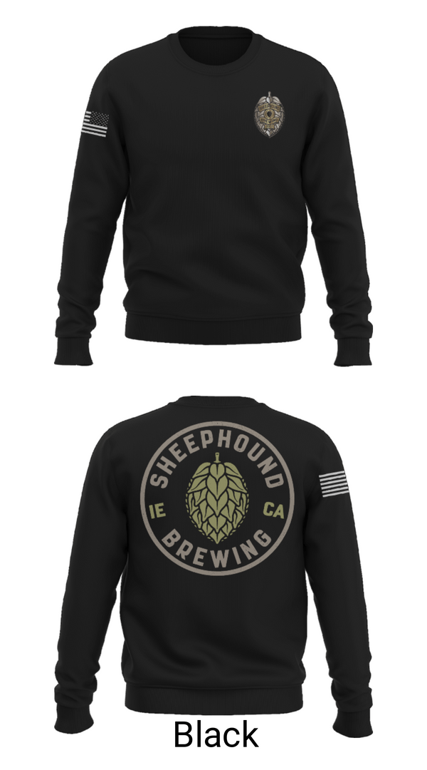 Crew Neck Sweatshirt, Sheephound Brewing, , Teamtime, Team time, sublimation, custom sports apparel, team uniforms, spirit wear, spiritwear, sports uniforms, custom shirts, team store, custom team store, fundraiser sports, apparel fundraiser
