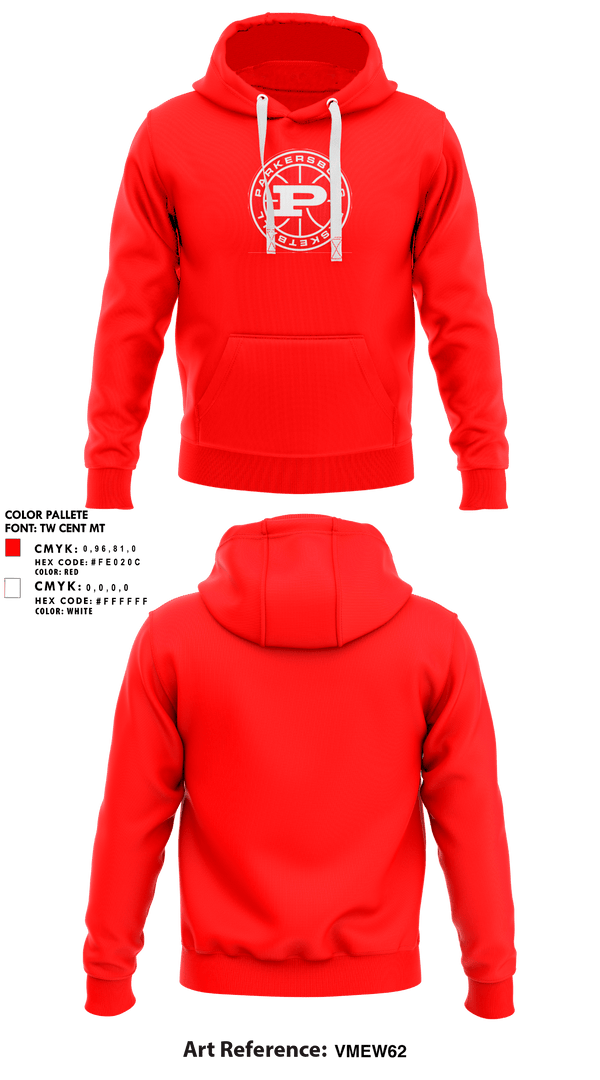 Hoodie, Parkersburg High School Basketball, Women's Basketball, Teamtime, Team time, sublimation, custom sports apparel, team uniforms, spirit wear, spiritwear, sports uniforms, custom shirts, team store, custom team store, fundraiser sports, apparel fundraiser