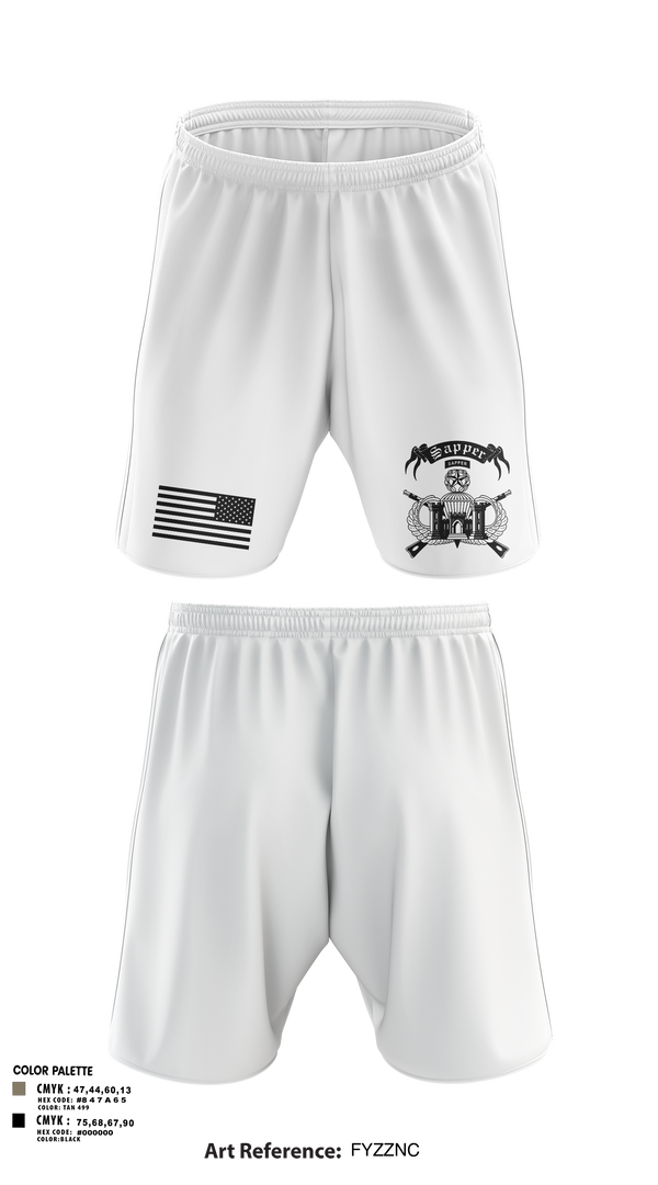 Athletic Shorts With Pockets, 95TH CEC-I, Army, Teamtime, Team time, sublimation, custom sports apparel, team uniforms, spirit wear, spiritwear, sports uniforms, custom shirts, team store, custom team store, fundraiser sports, apparel fundraiser