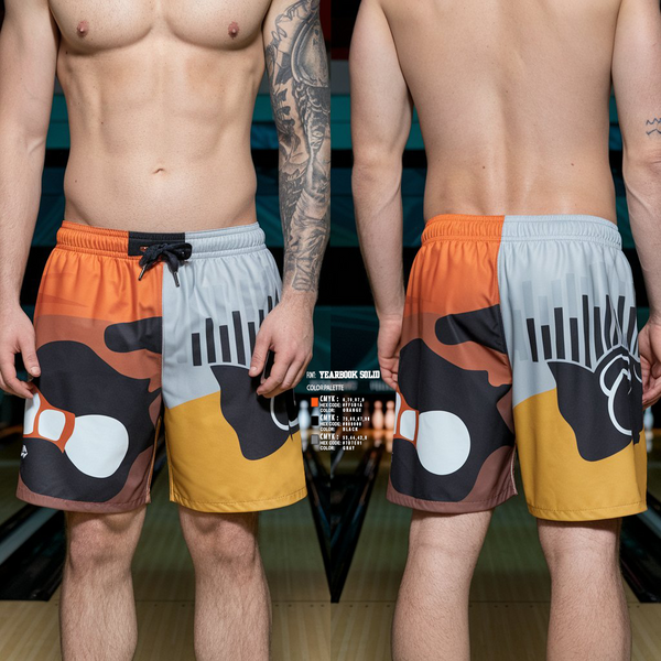 Athletic Shorts With Pockets, Minooka Community High School-South Campus Bowling, Bowling, Teamtime, Team time, sublimation, custom sports apparel, team uniforms, spirit wear, spiritwear, sports uniforms, custom shirts, team store, custom team store, fundraiser sports, apparel fundraiser