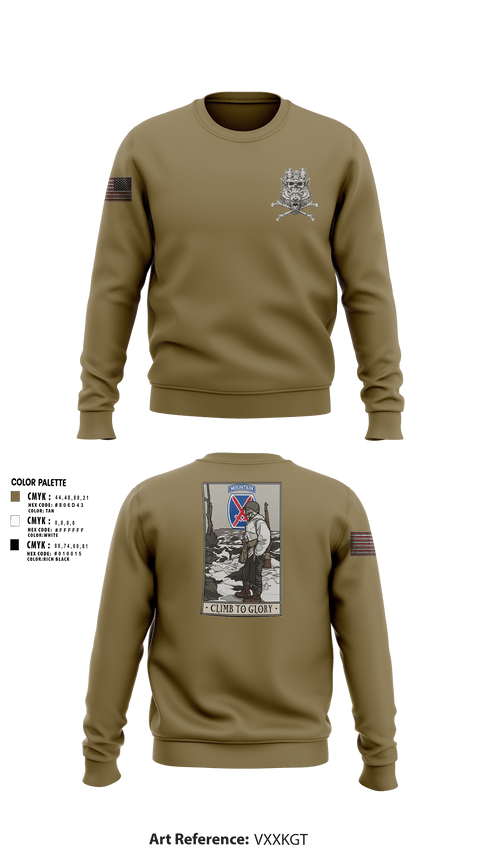 Crew Neck Sweatshirt, 1-32 Dingos, Army, Teamtime, Team time, sublimation, custom sports apparel, team uniforms, spirit wear, spiritwear, sports uniforms, custom shirts, team store, custom team store, fundraiser sports, apparel fundraiser