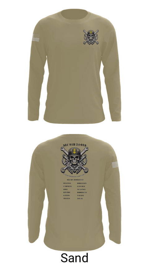 Long Sleeve Performance Shirt, ALC, Army, Teamtime, Team time, sublimation, custom sports apparel, team uniforms, spirit wear, spiritwear, sports uniforms, custom shirts, team store, custom team store, fundraiser sports, apparel fundraiser