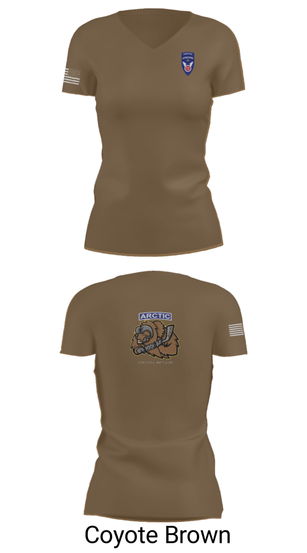 Women's Short Sleeve Vneck Shirt, 539th CTC(L), Army, Teamtime, Team time, sublimation, custom sports apparel, team uniforms, spirit wear, spiritwear, sports uniforms, custom shirts, team store, custom team store, fundraiser sports, apparel fundraiser