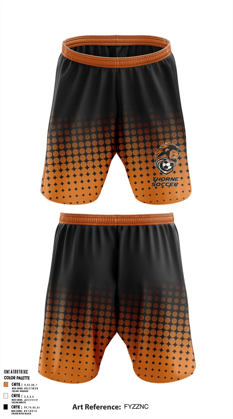 Athletic Shorts With Pockets, Thorne Middle School Soccer, Men's Soccer, Teamtime, Team time, sublimation, custom sports apparel, team uniforms, spirit wear, spiritwear, sports uniforms, custom shirts, team store, custom team store, fundraiser sports, apparel fundraiser