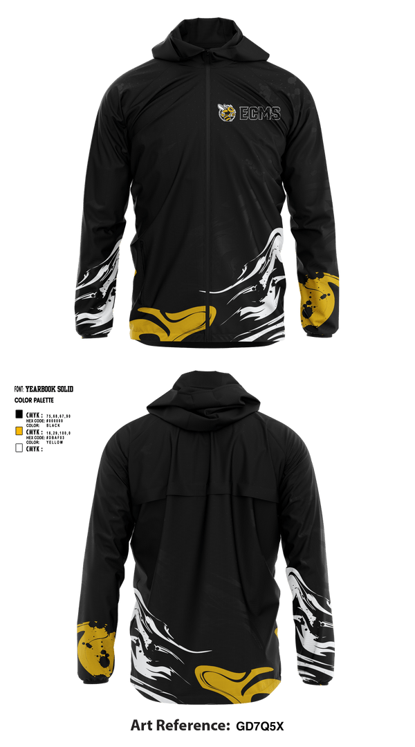 Windbreaker, Elizabeth City Middle School Football, Football, Teamtime, Team time, sublimation, custom sports apparel, team uniforms, spirit wear, spiritwear, sports uniforms, custom shirts, team store, custom team store, fundraiser sports, apparel fundraiser