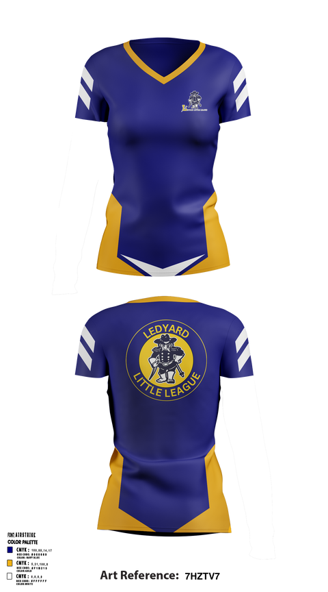 Womens Short Sleeve Vneck Shirt, Ledyard Little League Softball, Softball, Teamtime, Team time, sublimation, custom sports apparel, team uniforms, spirit wear, spiritwear, sports uniforms, custom shirts, team store, custom team store, fundraiser sports, apparel fundraiser