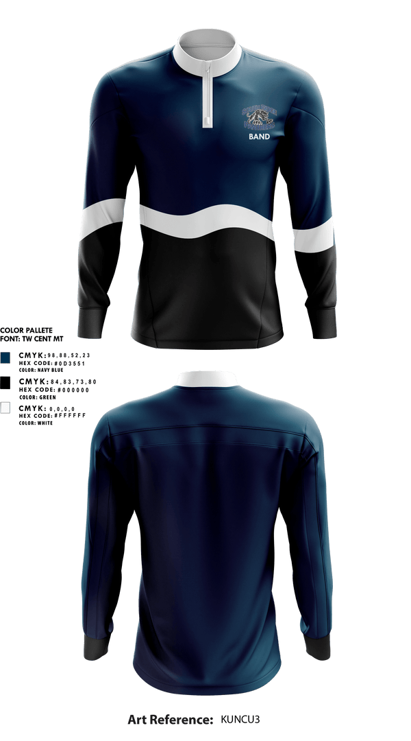 Quarter Zip Jacket, South Ridge High School Band, Spirit Store, Teamtime, Team time, sublimation, custom sports apparel, team uniforms, spirit wear, spiritwear, sports uniforms, custom shirts, team store, custom team store, fundraiser sports, apparel fundraiser