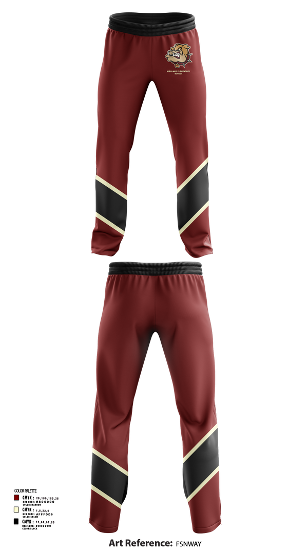 Sweatpants, Highland Elementary School, Spirit Store, Teamtime, Team time, sublimation, custom sports apparel, team uniforms, spirit wear, spiritwear, sports uniforms, custom shirts, team store, custom team store, fundraiser sports, apparel fundraiser