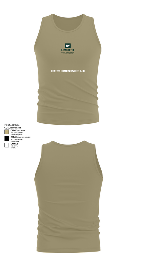 Tank Top, Honest Home Services LLC, , Teamtime, Team time, sublimation, custom sports apparel, team uniforms, spirit wear, spiritwear, sports uniforms, custom shirts, team store, custom team store, fundraiser sports, apparel fundraiser