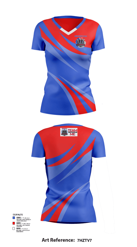 Womens Short Sleeve Vneck Shirt, Lady Warriors, Women's Volleyball, Teamtime, Team time, sublimation, custom sports apparel, team uniforms, spirit wear, spiritwear, sports uniforms, custom shirts, team store, custom team store, fundraiser sports, apparel fundraiser