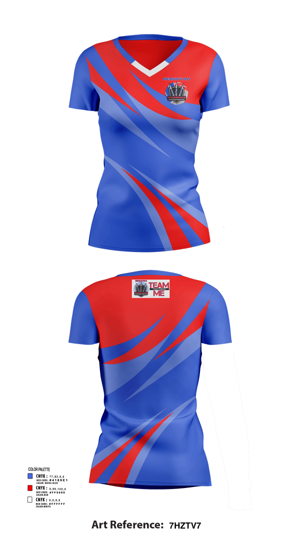 Womens Short Sleeve Vneck Shirt, Lady Warriors, Women's Volleyball, Teamtime, Team time, sublimation, custom sports apparel, team uniforms, spirit wear, spiritwear, sports uniforms, custom shirts, team store, custom team store, fundraiser sports, apparel fundraiser