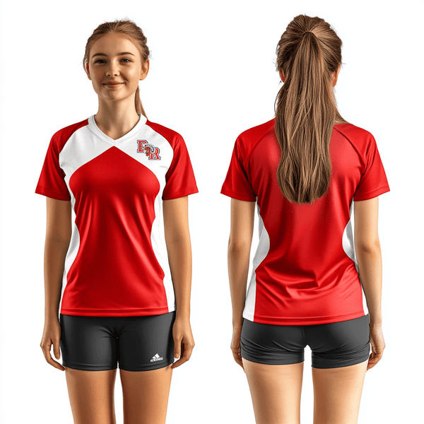 Womens Short Sleeve Vneck Shirt, Bridgewater-Raynham Regional High School Volleyball, Women's Volleyball, Teamtime, Team time, sublimation, custom sports apparel, team uniforms, spirit wear, spiritwear, sports uniforms, custom shirts, team store, custom team store, fundraiser sports, apparel fundraiser