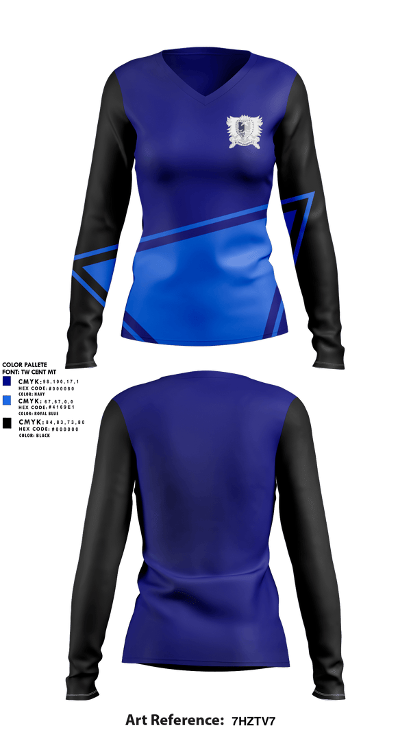 Womens Long Sleeve Vneck Shirt, EP Juventus, Men's Soccer, Teamtime, Team time, sublimation, custom sports apparel, team uniforms, spirit wear, spiritwear, sports uniforms, custom shirts, team store, custom team store, fundraiser sports, apparel fundraiser