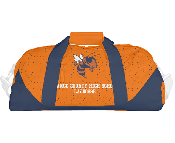 Duffle Bag, Orange County High School Lacrosse, Men's Lacrosse, Teamtime, Team time, sublimation, custom sports apparel, team uniforms, spirit wear, spiritwear, sports uniforms, custom shirts, team store, custom team store, fundraiser sports, apparel fundraiser