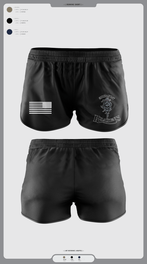 Womens Shorts, 3RD PLT95TH CBRN3rd plt, Army, Teamtime, Team time, sublimation, custom sports apparel, team uniforms, spirit wear, spiritwear, sports uniforms, custom shirts, team store, custom team store, fundraiser sports, apparel fundraiser