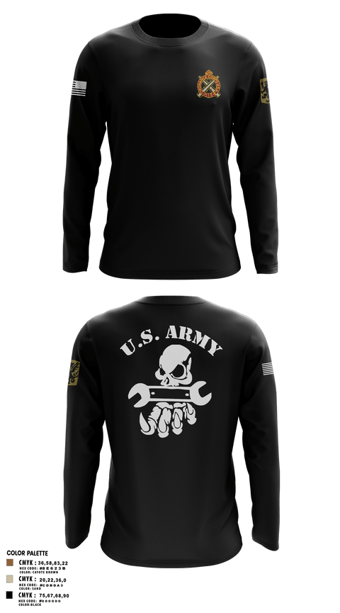 Long Sleeve Performance Shirt, 411TH CBRN COMPANY411TH CBRN COMPANY411TH CHEMICAL COMPANY, Army, Teamtime, Team time, sublimation, custom sports apparel, team uniforms, spirit wear, spiritwear, sports uniforms, custom shirts, team store, custom team store, fundraiser sports, apparel fundraiser