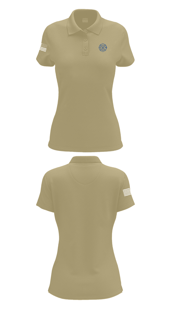 Womens Short Sleeve Performance Polo, Lakewood Fire Department, Fire Department, Teamtime, Team time, sublimation, custom sports apparel, team uniforms, spirit wear, spiritwear, sports uniforms, custom shirts, team store, custom team store, fundraiser sports, apparel fundraiser