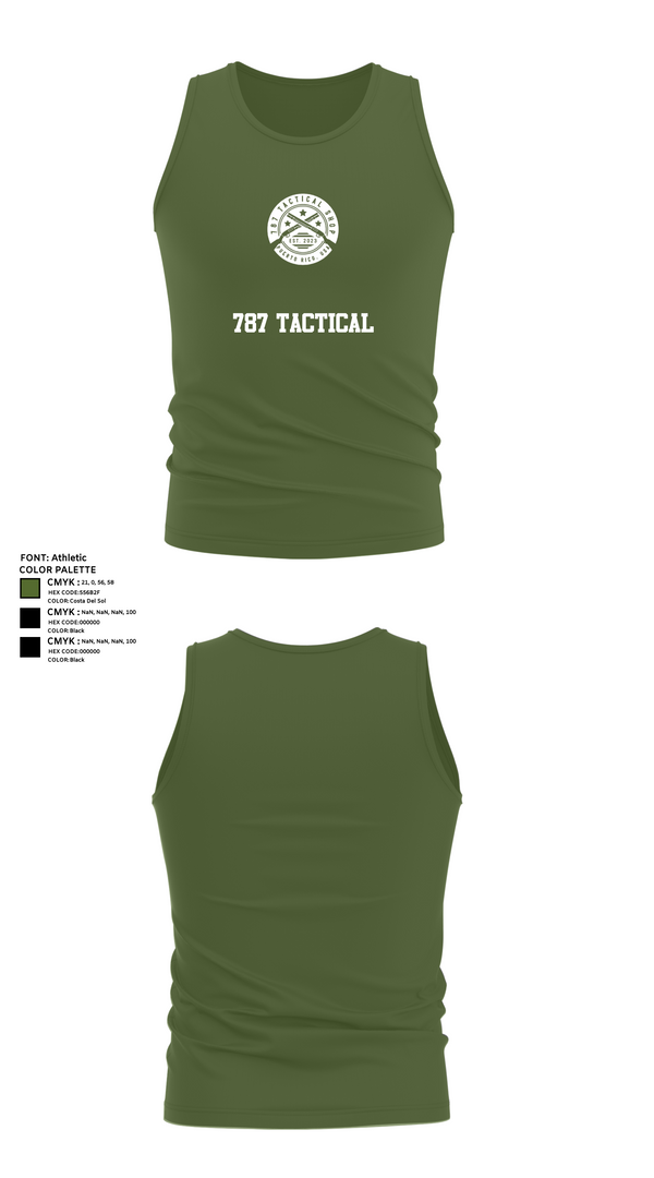 Tank Top, 787 Tactical, , Teamtime, Team time, sublimation, custom sports apparel, team uniforms, spirit wear, spiritwear, sports uniforms, custom shirts, team store, custom team store, fundraiser sports, apparel fundraiser