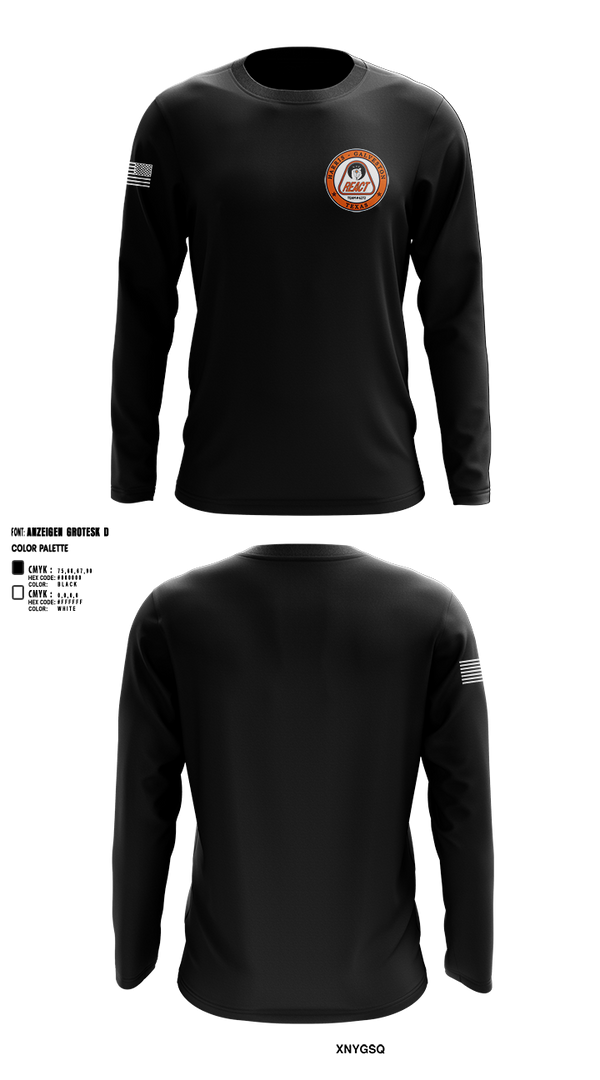 Long Sleeve Performance Shirt, Harris/Galveston County REACT, , Teamtime, Team time, sublimation, custom sports apparel, team uniforms, spirit wear, spiritwear, sports uniforms, custom shirts, team store, custom team store, fundraiser sports, apparel fundraiser