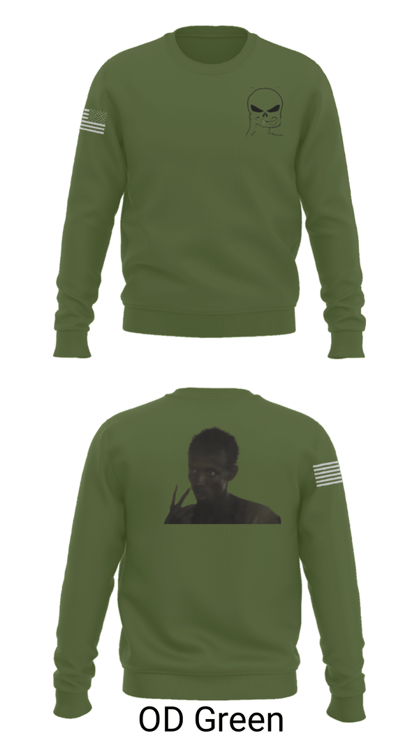 Crew Neck Sweatshirt, B Co, 303d IEW BN, Army, Teamtime, Team time, sublimation, custom sports apparel, team uniforms, spirit wear, spiritwear, sports uniforms, custom shirts, team store, custom team store, fundraiser sports, apparel fundraiser
