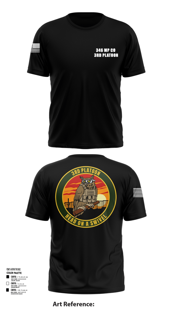 Short Sleeve Performance Shirt, 346 MP CO 3rd Platoon, Army, Teamtime, Team time, sublimation, custom sports apparel, team uniforms, spirit wear, spiritwear, sports uniforms, custom shirts, team store, custom team store, fundraiser sports, apparel fundraiser