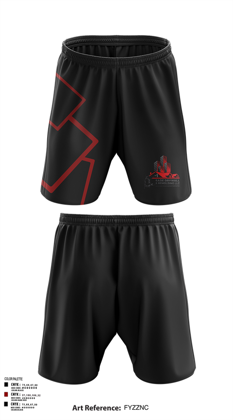 Athletic Shorts With Pockets, Sadedrywall & remolding llc, , Teamtime, Team time, sublimation, custom sports apparel, team uniforms, spirit wear, spiritwear, sports uniforms, custom shirts, team store, custom team store, fundraiser sports, apparel fundraiser