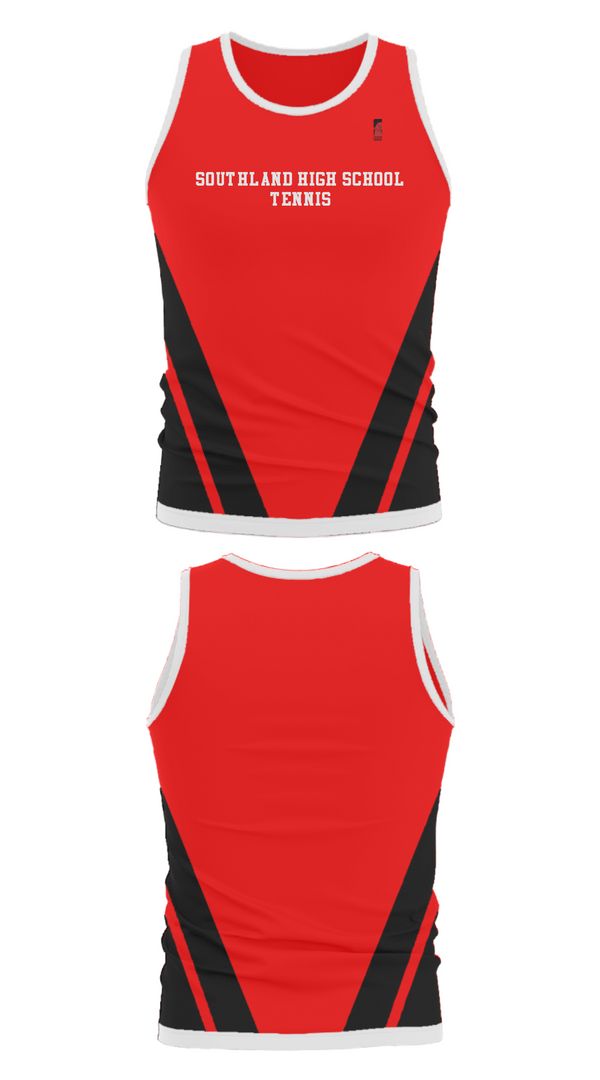Tank Top, Southland High School Tennis, Tennis, Teamtime, Team time, sublimation, custom sports apparel, team uniforms, spirit wear, spiritwear, sports uniforms, custom shirts, team store, custom team store, fundraiser sports, apparel fundraiser