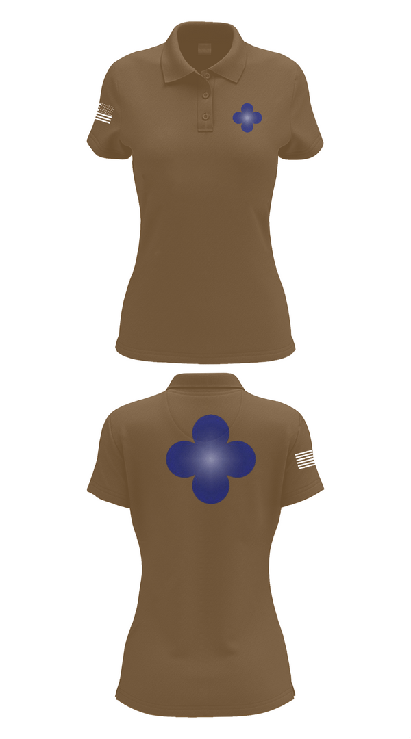 Womens Short Sleeve Performance Polo, 338th Army Band, Army, Teamtime, Team time, sublimation, custom sports apparel, team uniforms, spirit wear, spiritwear, sports uniforms, custom shirts, team store, custom team store, fundraiser sports, apparel fundraiser
