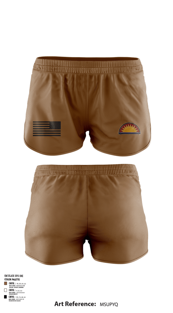 Ranger Panties, C MED 141, National Guard, Teamtime, Team time, sublimation, custom sports apparel, team uniforms, spirit wear, spiritwear, sports uniforms, custom shirts, team store, custom team store, fundraiser sports, apparel fundraiser