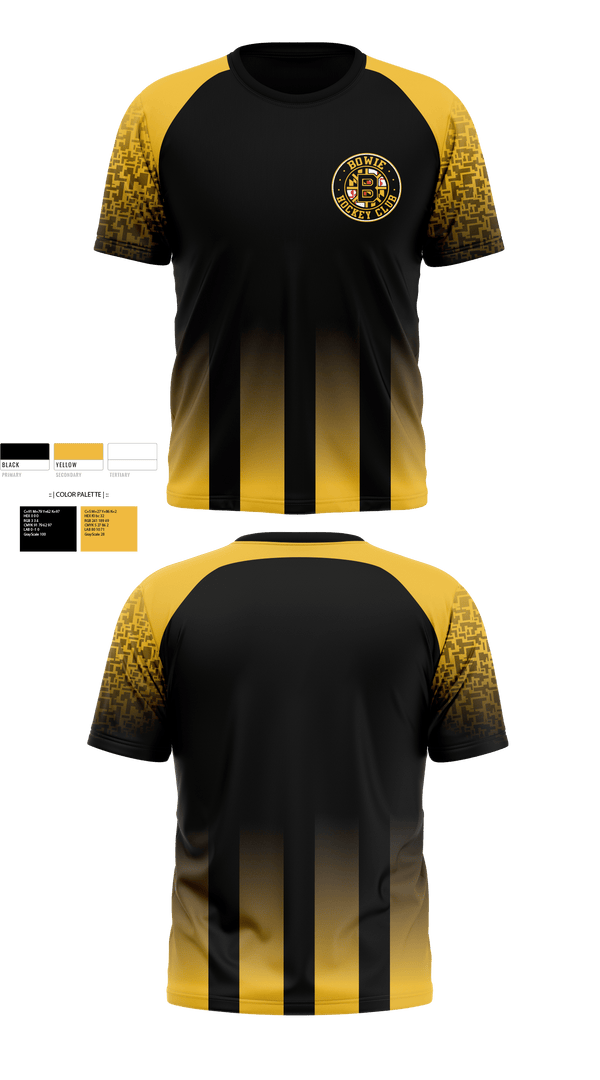 Short Sleeve Performance Shirt, Bowie Hockey Club, Ice Hockey, Teamtime, Team time, sublimation, custom sports apparel, team uniforms, spirit wear, spiritwear, sports uniforms, custom shirts, team store, custom team store, fundraiser sports, apparel fundraiser