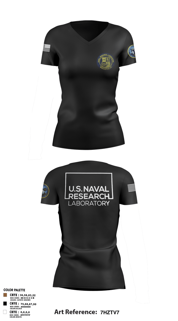 Women's Short Sleeve Vneck Shirt, Naval Research Laboratory, Navy, Teamtime, Team time, sublimation, custom sports apparel, team uniforms, spirit wear, spiritwear, sports uniforms, custom shirts, team store, custom team store, fundraiser sports, apparel fundraiser