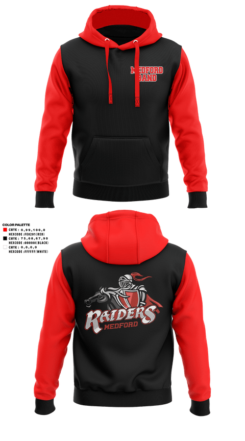 Hoodie, Medford Area Senior High School Band, Spirit Store, Teamtime, Team time, sublimation, custom sports apparel, team uniforms, spirit wear, spiritwear, sports uniforms, custom shirts, team store, custom team store, fundraiser sports, apparel fundraiser