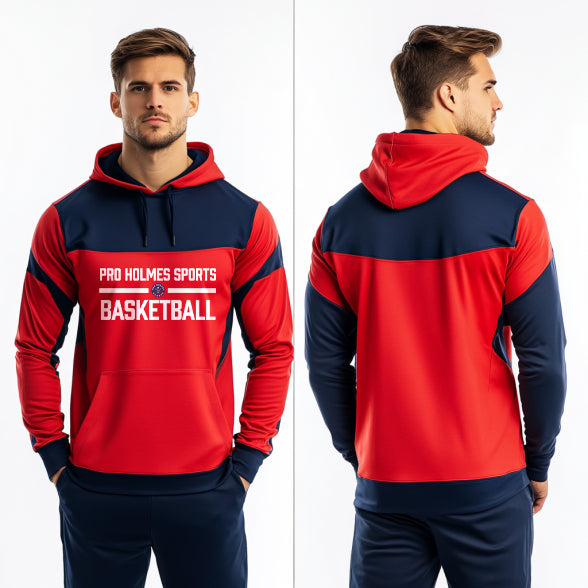 Hoodie, Pro Holmes Sports Basketball Academy, Men's Basketball, Teamtime, Team time, sublimation, custom sports apparel, team uniforms, spirit wear, spiritwear, sports uniforms, custom shirts, team store, custom team store, fundraiser sports, apparel fundraiser
