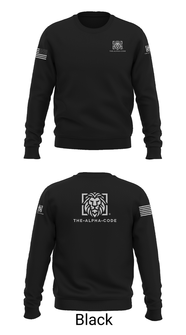 Crew Neck Sweatshirt, The-alpha-code, , Teamtime, Team time, sublimation, custom sports apparel, team uniforms, spirit wear, spiritwear, sports uniforms, custom shirts, team store, custom team store, fundraiser sports, apparel fundraiser