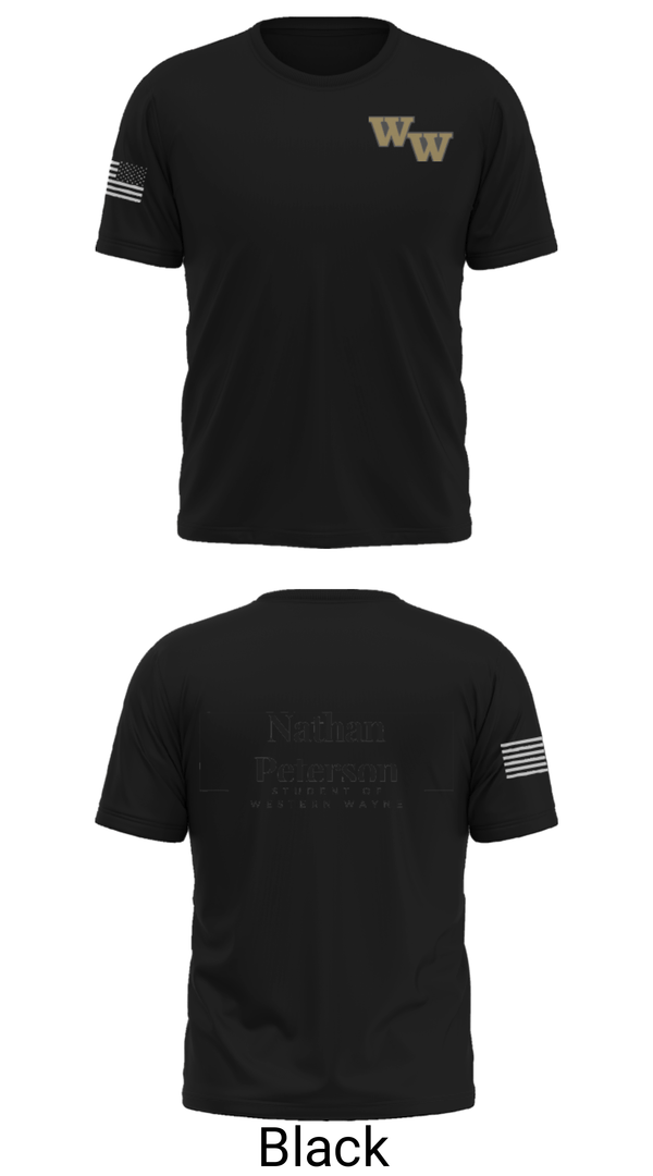Short Sleeve Performance Shirt, Student of Western Wayne, , Teamtime, Team time, sublimation, custom sports apparel, team uniforms, spirit wear, spiritwear, sports uniforms, custom shirts, team store, custom team store, fundraiser sports, apparel fundraiser