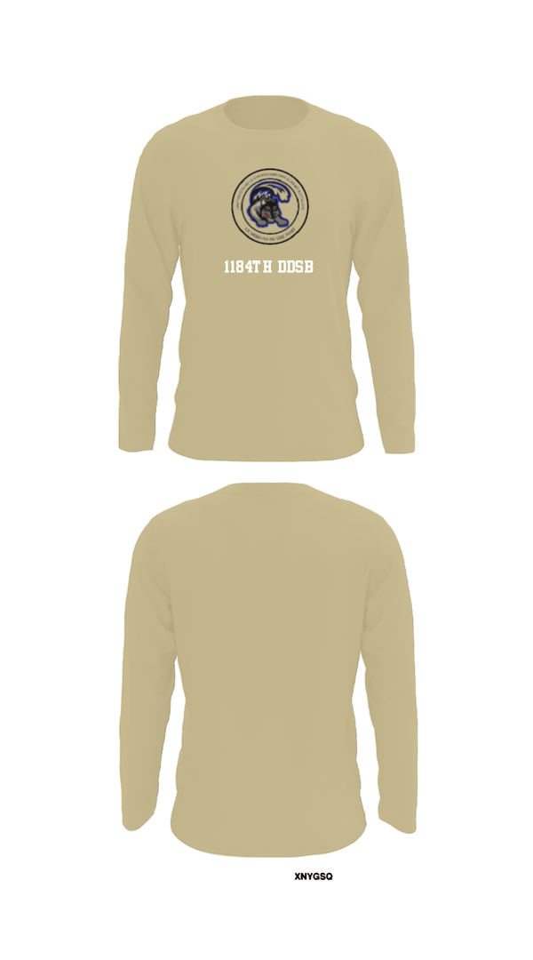 Long Sleeve Performance Shirt, 1184th DDSB, Army, Teamtime, Team time, sublimation, custom sports apparel, team uniforms, spirit wear, spiritwear, sports uniforms, custom shirts, team store, custom team store, fundraiser sports, apparel fundraiser