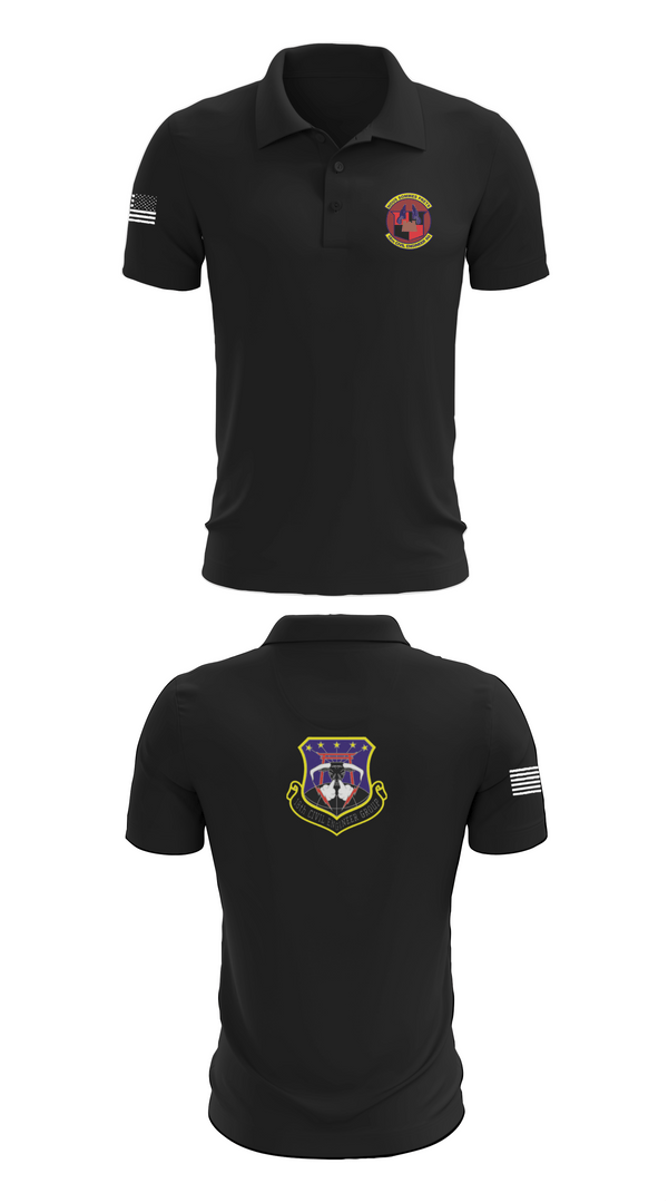Short Sleeve Performance Polo, 18th Civil Engineer Sq, Air Force, Teamtime, Team time, sublimation, custom sports apparel, team uniforms, spirit wear, spiritwear, sports uniforms, custom shirts, team store, custom team store, fundraiser sports, apparel fundraiser