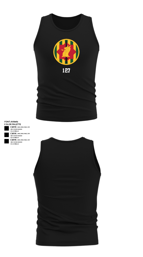 Tank Top, 127, Army, Teamtime, Team time, sublimation, custom sports apparel, team uniforms, spirit wear, spiritwear, sports uniforms, custom shirts, team store, custom team store, fundraiser sports, apparel fundraiser