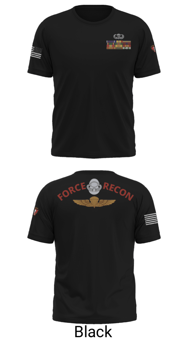 Short Sleeve Performance Shirt, B Co. 3rd Recon BnForce Reconnaissance, Marines, Teamtime, Team time, sublimation, custom sports apparel, team uniforms, spirit wear, spiritwear, sports uniforms, custom shirts, team store, custom team store, fundraiser sports, apparel fundraiser