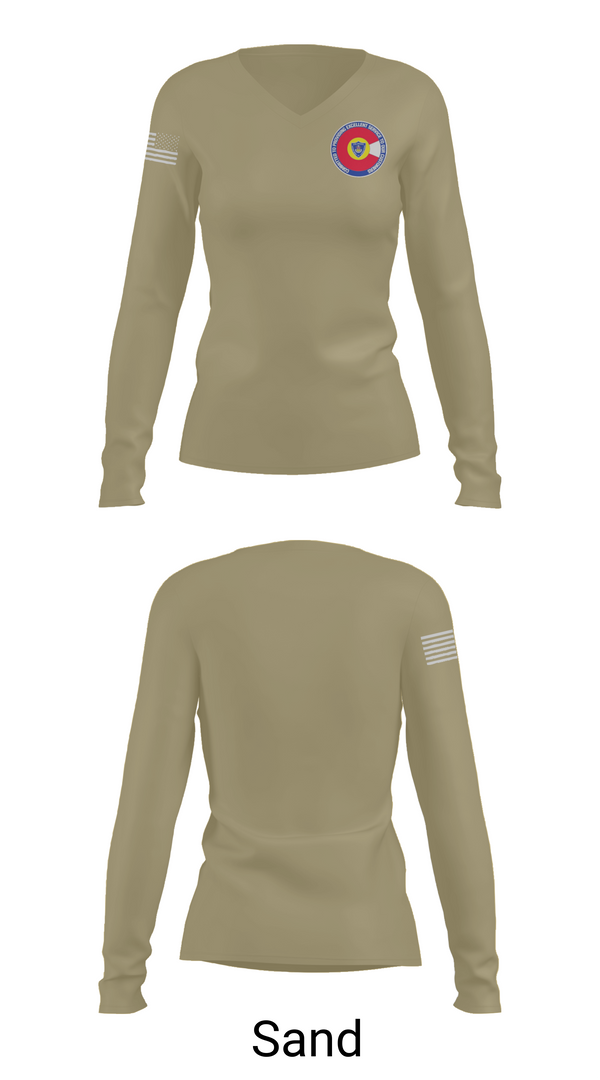 Womens Long Sleeve Vneck Shirt, Restore, Police, Teamtime, Team time, sublimation, custom sports apparel, team uniforms, spirit wear, spiritwear, sports uniforms, custom shirts, team store, custom team store, fundraiser sports, apparel fundraiser