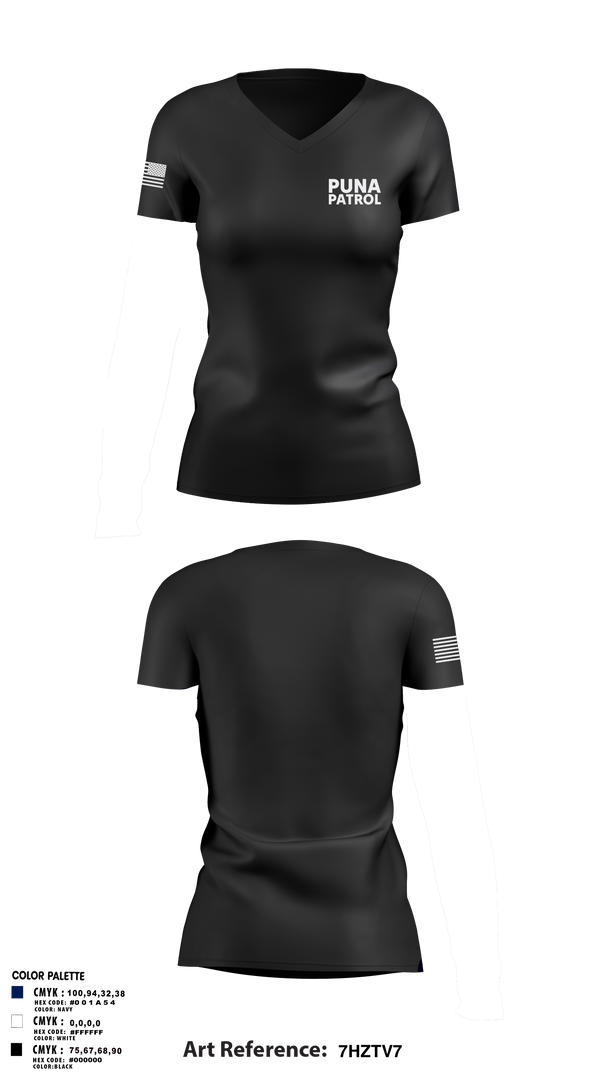 Womens Short Sleeve Vneck Shirt, Puna Patrol, , Teamtime, Team time, sublimation, custom sports apparel, team uniforms, spirit wear, spiritwear, sports uniforms, custom shirts, team store, custom team store, fundraiser sports, apparel fundraiser