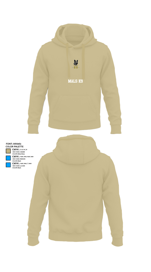 Hoodie, Mals K9, Army, Teamtime, Team time, sublimation, custom sports apparel, team uniforms, spirit wear, spiritwear, sports uniforms, custom shirts, team store, custom team store, fundraiser sports, apparel fundraiser