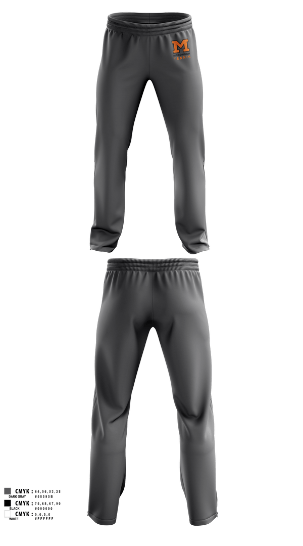 Sweatpants, Girls Tennis McDonogh School, Tennis, Teamtime, Team time, sublimation, custom sports apparel, team uniforms, spirit wear, spiritwear, sports uniforms, custom shirts, team store, custom team store, fundraiser sports, apparel fundraiser