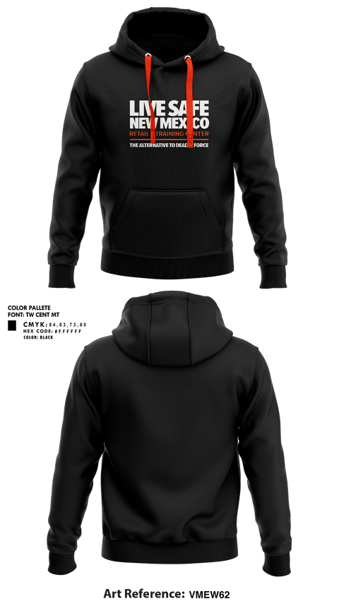 Hoodie, Live Safe New Mexico, , Teamtime, Team time, sublimation, custom sports apparel, team uniforms, spirit wear, spiritwear, sports uniforms, custom shirts, team store, custom team store, fundraiser sports, apparel fundraiser