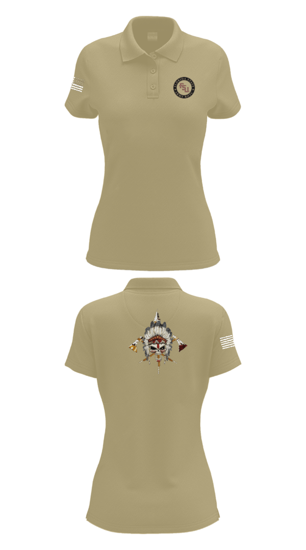 Women's Short Sleeve Performance Polo, Seminole Battalion, Army, Teamtime, Team time, sublimation, custom sports apparel, team uniforms, spirit wear, spiritwear, sports uniforms, custom shirts, team store, custom team store, fundraiser sports, apparel fundraiser