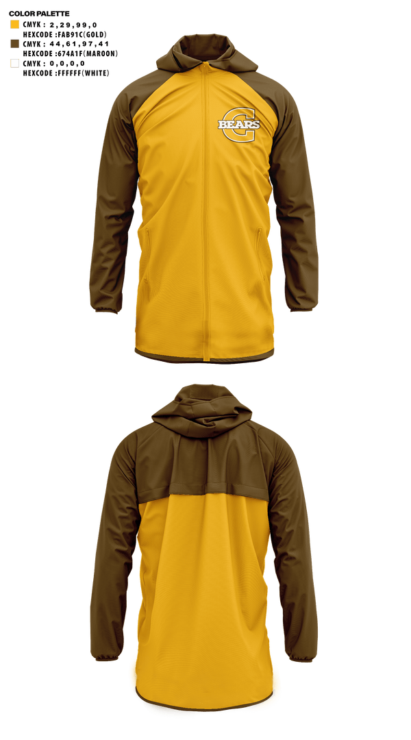 Windbreaker, Evansville Central High School Cheer, Cheer, Teamtime, Team time, sublimation, custom sports apparel, team uniforms, spirit wear, spiritwear, sports uniforms, custom shirts, team store, custom team store, fundraiser sports, apparel fundraiser